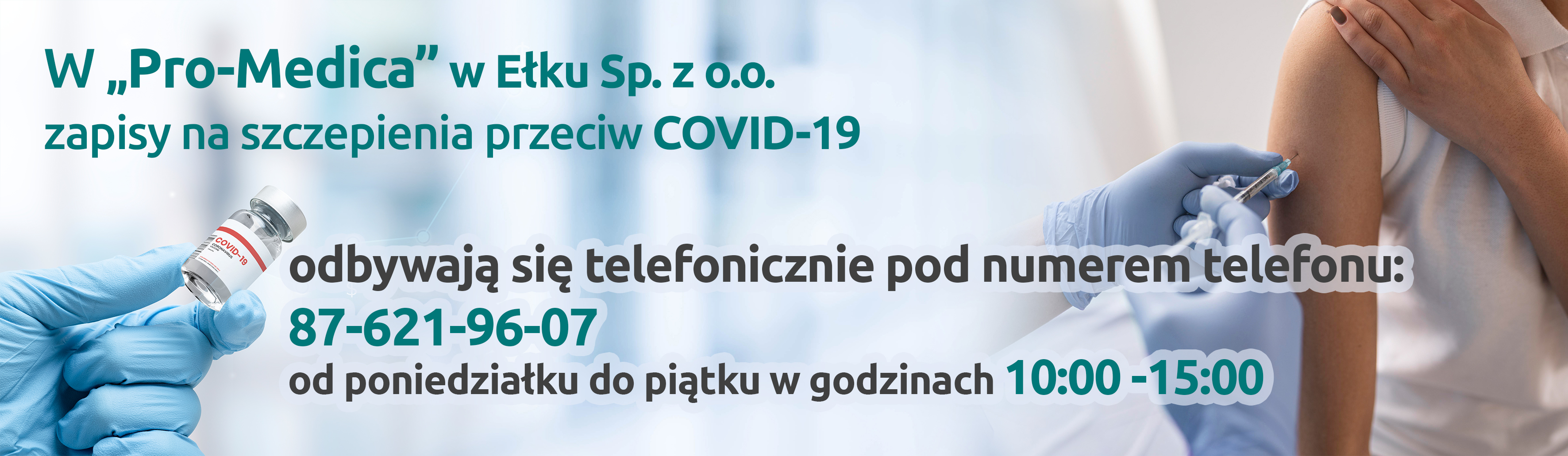 Szczepienia COVID-19 nr telefonów na zapisy i godziny i dni