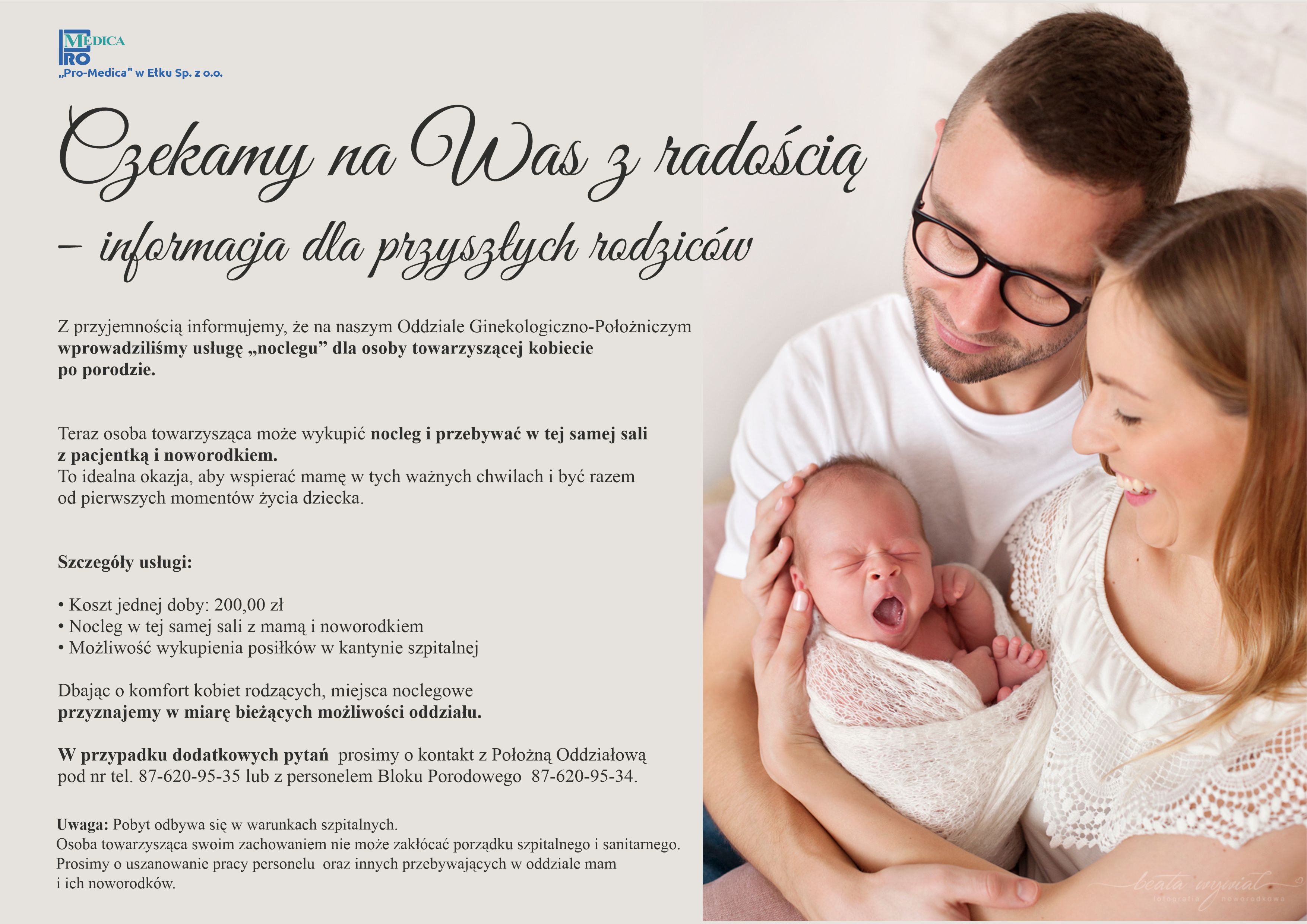 Informacja dla przyszłych rodziców