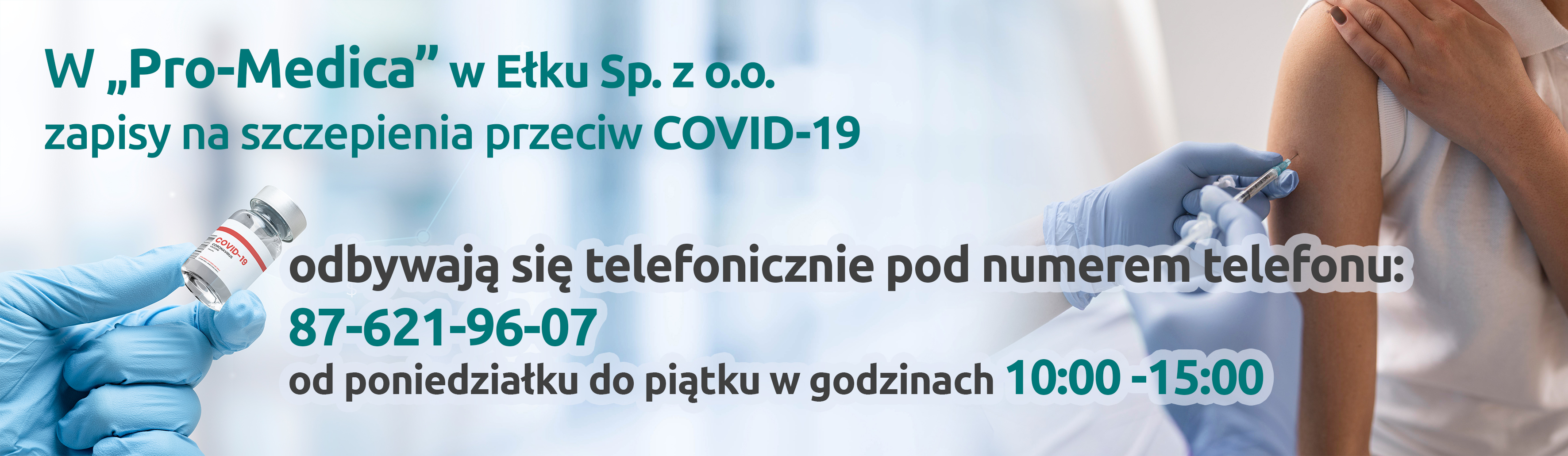 Szczepienia COVID-19 nr telefonów na zapisy i godziny i dni